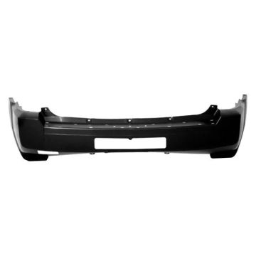 Bumper Cover Rear w/Chrome w/Tow Hook Primed for Jeep Patriot 2007-2010