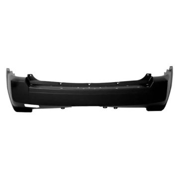 Bumper Cover Rear w/o Chrome w/Tow Hooks Primed for Jeep Patriot 2007-2010