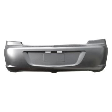 Bumper Cover Rear Single Exhaust w/o Tow Hook Primed CAPA for Chrysler Sebring Sedan 2007-2010