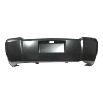 Bumper Cover Rear w/Single Exhaust Primed CAPA for Dodge Avenger 2008-2010