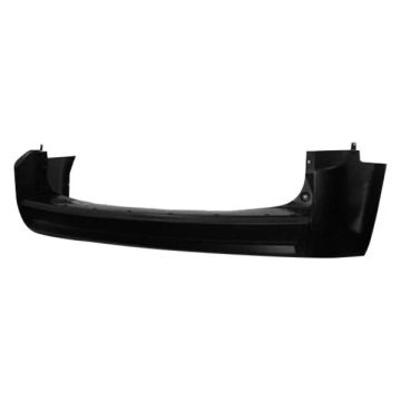 Bumper Cover Rear w/o Parking Sensor w/Chrome Insert Primed for Dodge Grand Caravan 2008-2010