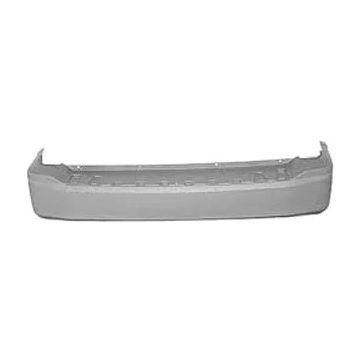 Bumper Cover Rear w/o Park Sensor w/o Trailer Hitch Primed CAPA for Jeep Liberty 2008-2012