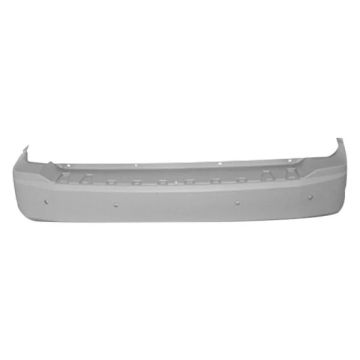 Bumper Cover Rear w/Parking Sensor w/o Trailer Hitch Primed CAPA for Jeep Liberty 2008-2012