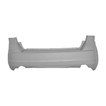 Bumper Cover Rear w/o Fascia 1 Pcs w/o Parking Sensor Dual Exhaust Primed for Dodge Journey 2009-2020