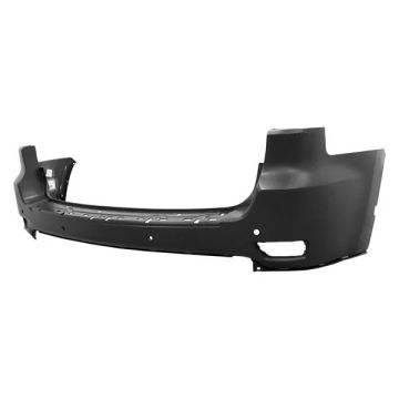 Bumper Cover Rear w/Blind Spot Detection w/Parking Sensor Type 2 w/Chrome Trim Primed for Jeep Grand Cherokee 2011-2013