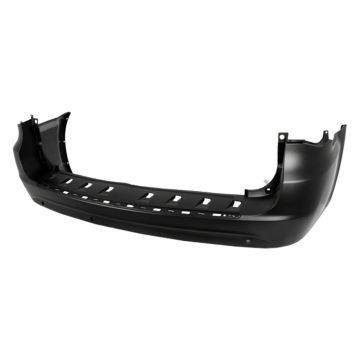 Bumper Cover Rear w/Blind Spot Sensor Primed CAPA for Chrysler Town & Country 2011-2016