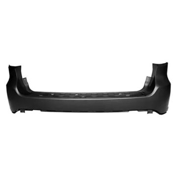 Bumper Cover Rear w/o Parking Sensors w/o Blind Spot Detection Primed CAPA for Dodge Durango 2011-2024