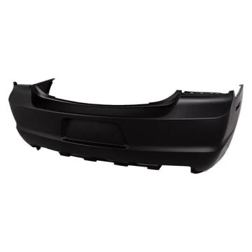 Bumper Cover Rear w/o Parking Sensor Primed CAPA for Dodge Charger 2011-2014