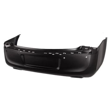 Bumper Cover Rear w/Parking Sensors Primed CAPA for Chrysler 300 Sedan 2011-2014