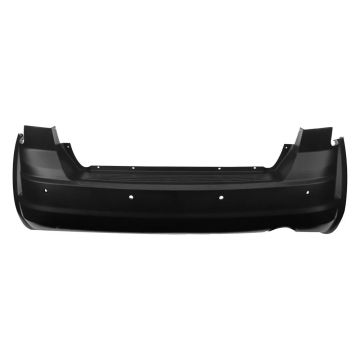 Bumper Cover Rear w/o Fascia 1 Pcs w/Parking Sensor Single Exhaust Primed for Dodge Journey 2011-2020