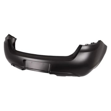 Bumper Cover Rear w/o Parking Sensors Primed CAPA for Dodge Dart 2013-2016
