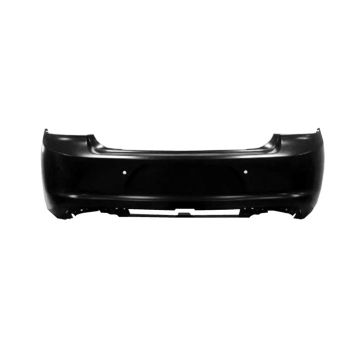 Bumper Cover Rear w/Park Assist Primed CAPA for Dodge Charger 2015-2022