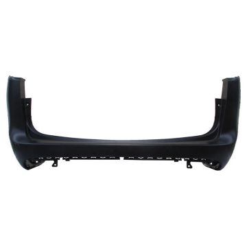 Bumper Cover Rear 2 Pcs Cover w/o Parallel Park Assist w/o Park Assist Primed for Chrysler Pacifica 2017-2023