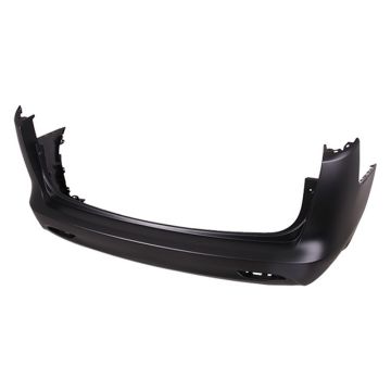 Bumper Cover Rear 1 Pcs Cover w/o Parallel Park Assist w/o Park Assist Primed for Chrysler Pacifica Voyager Grand Caravan