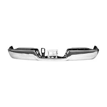 Bumper Face Bar Rear w/o Dual Exhaust w/o Parking Sensor Chrome for Dodge Ram 2500 Ram 3500 Ram 1500 Ram 1500 2500 3500 1500 Classic