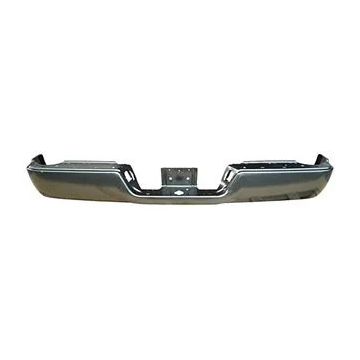 Bumper Face Bar Rear w/o Dual Exhaust w/o Parking Sensor Primed for Dodge Ram 2500 Ram 3500 Ram 1500 Ram 1500 2500 3500 1500 Classic