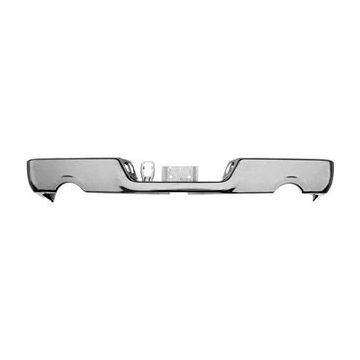 Bumper Face Bar Rear w/Dual Exhaust w/o Parking Sensor Primed for Dodge Ram 1500 Ram 1500 1500 Classic