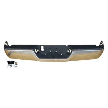 Bumper Assembly Rear w/o Parking Sensor w/o Park Sensor w/o Dual Exhaust w/Licence Lamps Chrome for Dodge Ram 2500 Ram 3500 Ram 1500 Ram 1500 2500 3500 1500 Classic