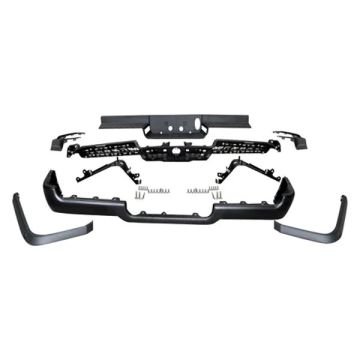 Bumper Assembly Rear Single Exhaust w/o Adv Park w/Parking Sensor Primed for Ram 1500 2019-2024