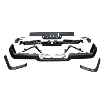 Bumper Assembly Rear Single Exhaust w/Adv Park w/Parking Sensor Primed for Ram 1500 2019-2024