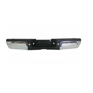 Bumper Assembly Rear Single Exhaust w/o Parking Sensor w/o Lamps Primed for Ram 1500 2019-2024