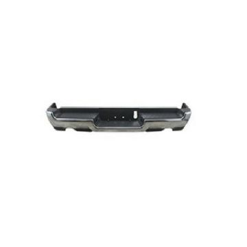 Bumper Assembly Rear Dual Exhaust w/o Adv Prk w/o Parl w/o Lamps Chrome for Ram 1500 2019-2024