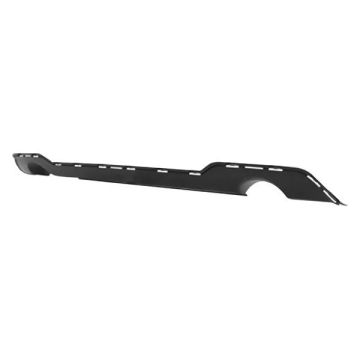 Bumper Valance / Grille Kit Rear Dual Exhaust Matte Dark Gray Panel for Dodge Avenger 2011-2014