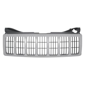Grille Assembly 1 Pc Frame w/Integral Insert for Jeep Grand Cherokee 2005-2007