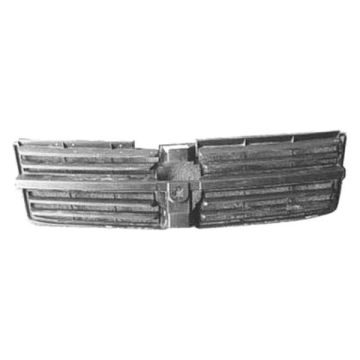 Grille Assembly Matte Black for Dodge Grand Caravan 2008-2010