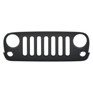 Grille Assembly Matte Black for Jeep Wrangler Wrangler JK