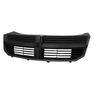 Grille Assembly Matte Black w/Black Frame for Dodge Avenger 2008-2010