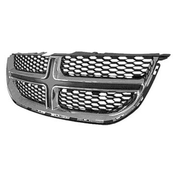 Grille Assembly Chrome/Black for Dodge Grand Caravan 2011-2020