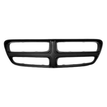 Grille Molding w/o Chrome Black for Dodge Charger R/T SXT SXT Plus SE 2011-2014