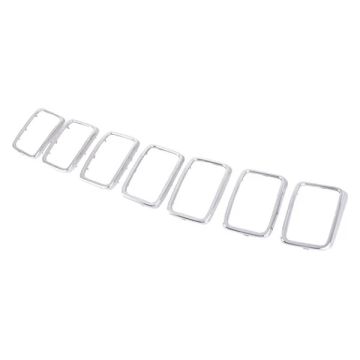 Grille Molding w/o Limited X Pkg Trim Ring Kit Chrome for Jeep Grand Cherokee Grand Cherokee WK