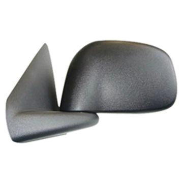Door Mirror Assembly Left Manual w/o Towing Pkg Black for Dodge Ram 1500 Ram 2500 Ram 3500