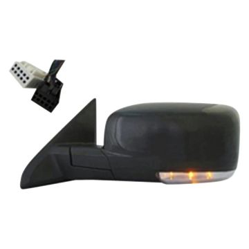 Door Mirror Assembly Left Heated w/Signal Lamp w/Puddle Lamp for Dodge Ram 1500 2009