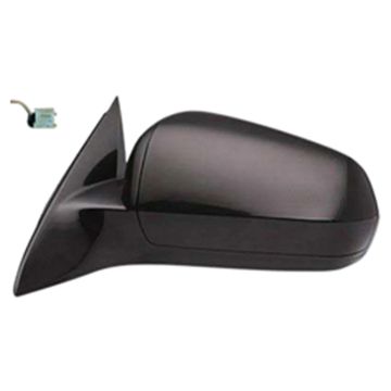 Door Mirror Assembly Left Power w/o Fold-Away Design Flat Black for Chrysler Sebring Sedan 2007-2010
