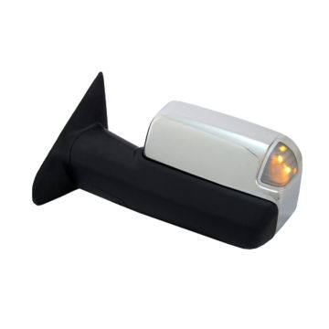 Door Mirror Assembly Left Power Heated Trailer Tow Type Chrome for Ram 1500 2500 3500 1500 Classic
