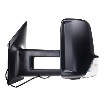 Door Mirror Assembly Left Power Heated w/Signal Lamp Extended Tow Type for Dodge Sprinter 2500 2007-2009