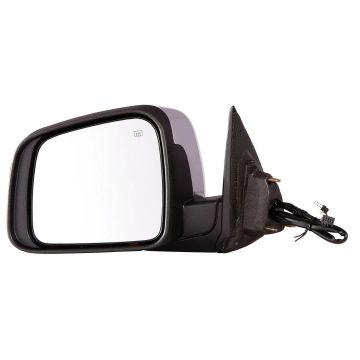 Door Mirror Assembly Left w/Memory w/o Blind Spot Detection w/o Auto Dimming Chrome for Dodge Durango 2011-2022