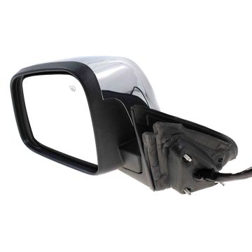 Door Mirror Left w/Memory w/o Blind Spot Detection w/o Dimming Chrome for Jeep Grand Cherokee 2014-2018