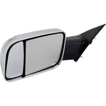 Door Mirror Assembly Left w/Towing Pkg w/o Blind Spot Detection Chrome Trim for Ram 1500 2019-2021