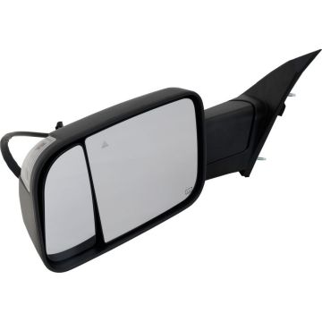 Door Mirror Assembly Left w/Towing Pkg Non-Heated w/Blind Spot Detection Black Trim for Ram 1500 2019
