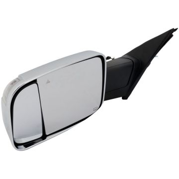 Door Mirror Assembly Left w/Towing Pkg w/Blind Spot Detection Chrome Trim for Ram 1500 2019-2020