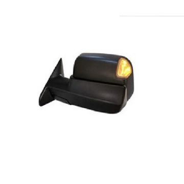Door Mirror Left w/Towing Pkg w/BSD w/o Surround View w/Memory Black for Ram 2500 3500