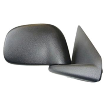 Door Mirror Assembly Right Manual w/o Towing Pkg Black for Dodge Ram 1500 Ram 2500 Ram 3500