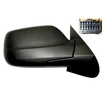 Door Mirror Assembly Right Heated w/Memory Black for Jeep Grand Cherokee 2005-2010