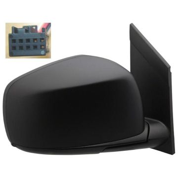 Door Mirror Assembly Right Power Heated Textured Black for Chrysler Town & Country Dodge Grand Caravan