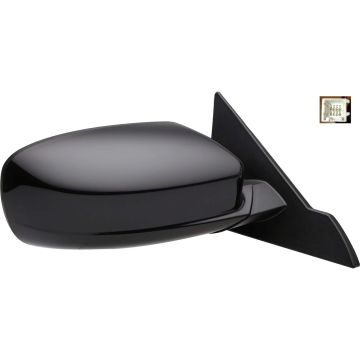 Door Mirror Assembly Right Power Heated Black (Code X8) for Chrysler 200 Convertible 2011-2012