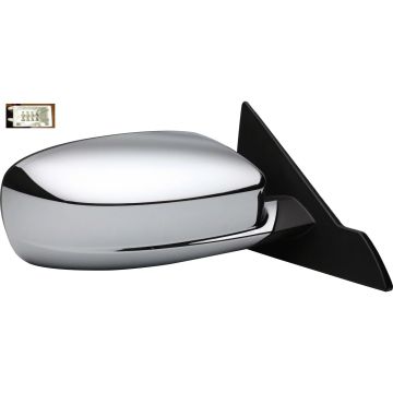 Door Mirror Assembly Right Power Heated Chrome for Chrysler 200 Convertible 2011-2012